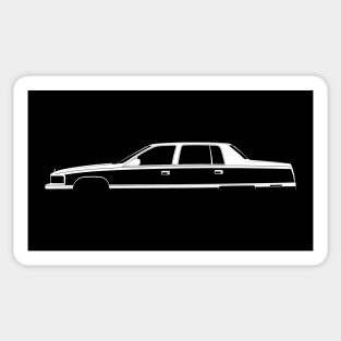 Cadillac DeVille (1994) Silhouette Sticker